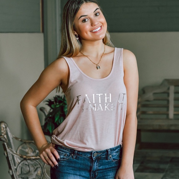 Faith It Till You Make It In Pink - Picture 1 of 7